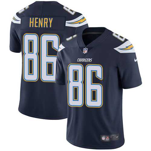 Nike San Diego Chargers #86 Hunter Henry Navy Blue Team Color NFL Vapor Untouchable Limited Jersey,We sell and wholesale Nike San Diego Chargers #86 Hunter Henry Navy Blue Team Color NFL Vapor Untouchable Limited Jersey on line form chian!